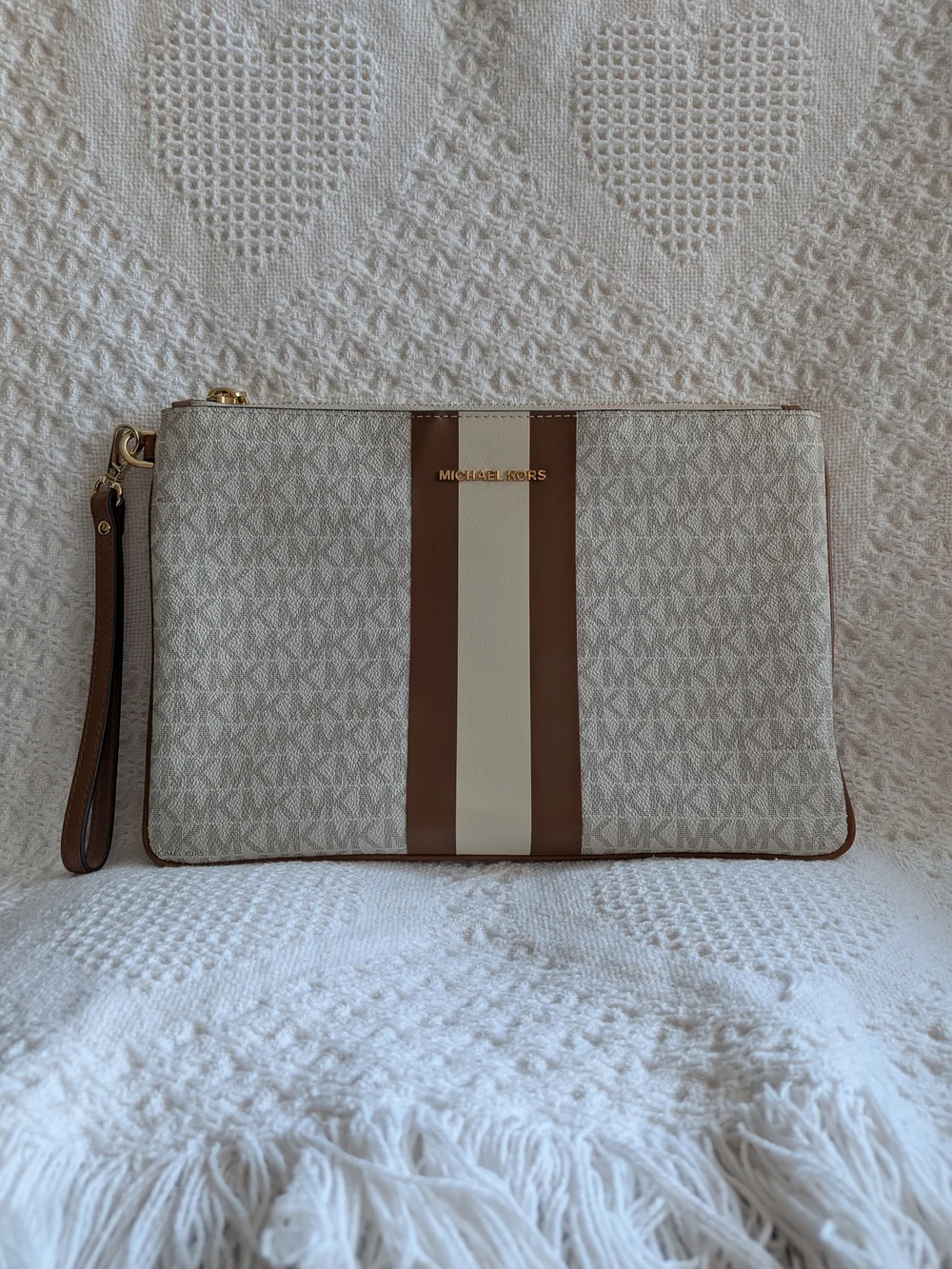 Michael Kors - Jet Set Large Signature Logo Pouch